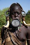 Ethiopia - Tribu etnia Mursi - 23 - Piattello labiale